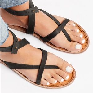 Free People Landings Asymmetrical Sandals